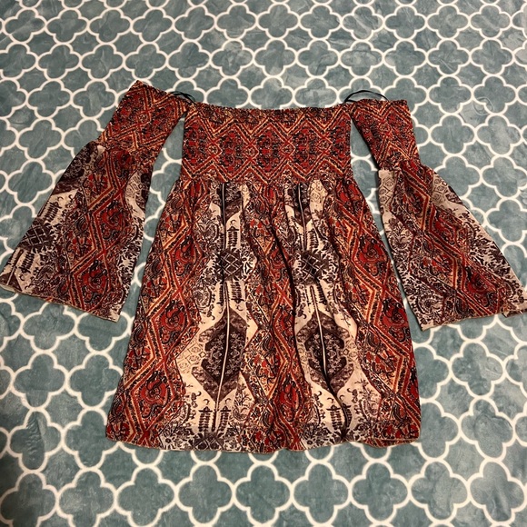 NWOT Forever 21 paisley dress - Picture 1 of 6